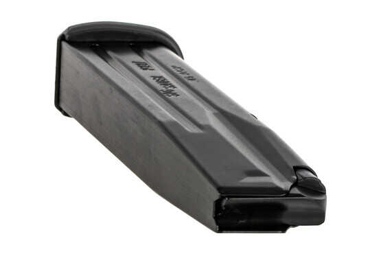 The Sig P227 10 round Magazine features a slick black finish and side witness holes